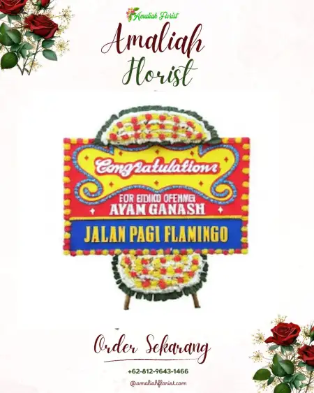 Sewa Papan Bunga Olak Kemang